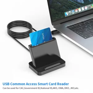 Leitor de Cartão Inteligente ID IC CAC Leitor de Cartão SIM - SCR816 USB