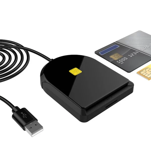 Leitor de cartão usb portátil usb2.0 leitor de cartão multifuncional ic cac leitor de cartão para owa dko gko para cartão de chip de escritório de correio de banco - Image 6