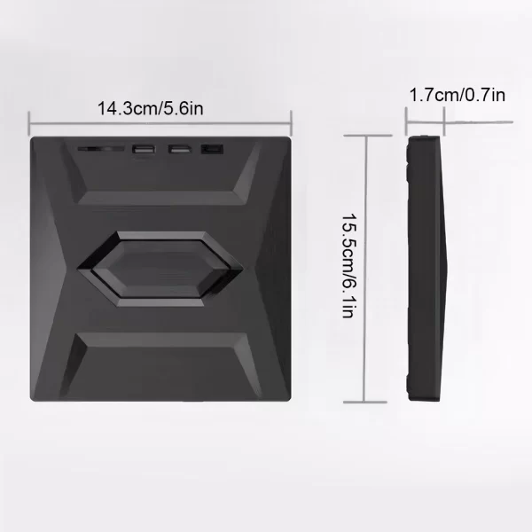 7 em 1 USB 3.0 Tipo C Externo CD DVD RW Unidade Óptica Gravador de DVD Leitor Player Super Unidade Óptica Para PC Laptop Notebook - Image 4